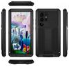 Armored case for Samsung Galaxy S23 Ultra, R-JUST CamShield Slide, black