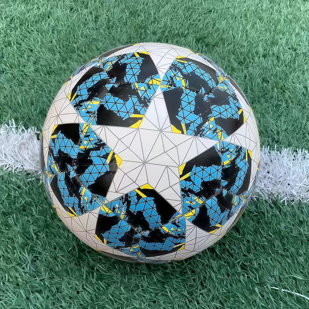 Size 5 Champion League Premier Football: Durable Training/Match Ball for Middle School Students.