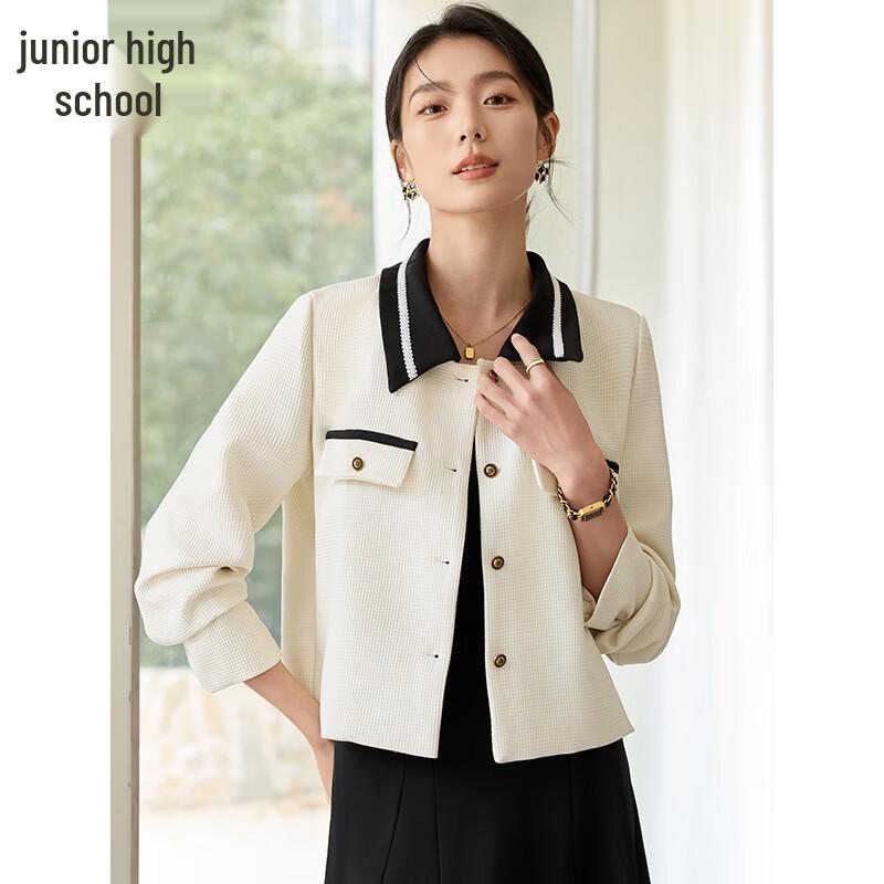 Женская модная короткая куртка с текстурой L