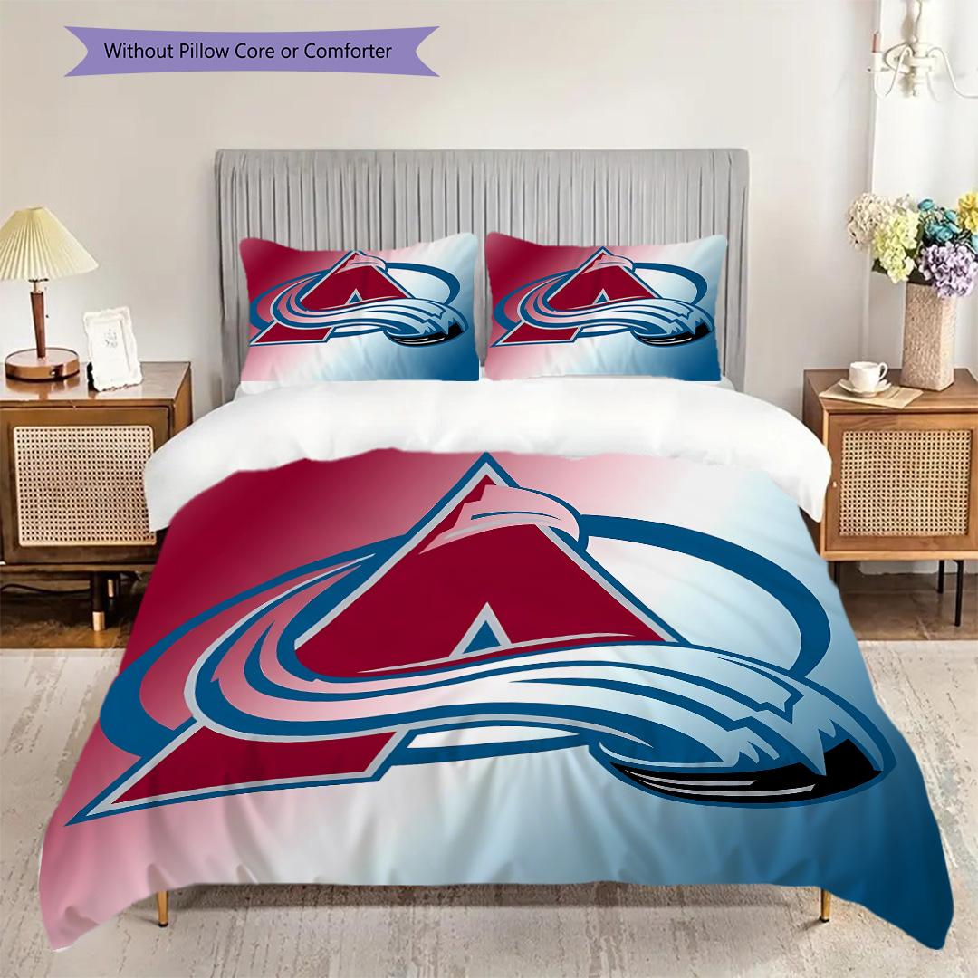 

Постельное белье с узором Colorado Avalanche Комплект одеял Покрывало Наволочка Домашний Декор Подарок на День Рождения (1 пододеяльник + 2 наволочки, без наполнителя) 135x200cm