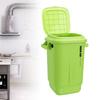 73L Trash Can with Lid Large Capacity Waste Bin with Handles Storage for Kitchen Bathroom  
