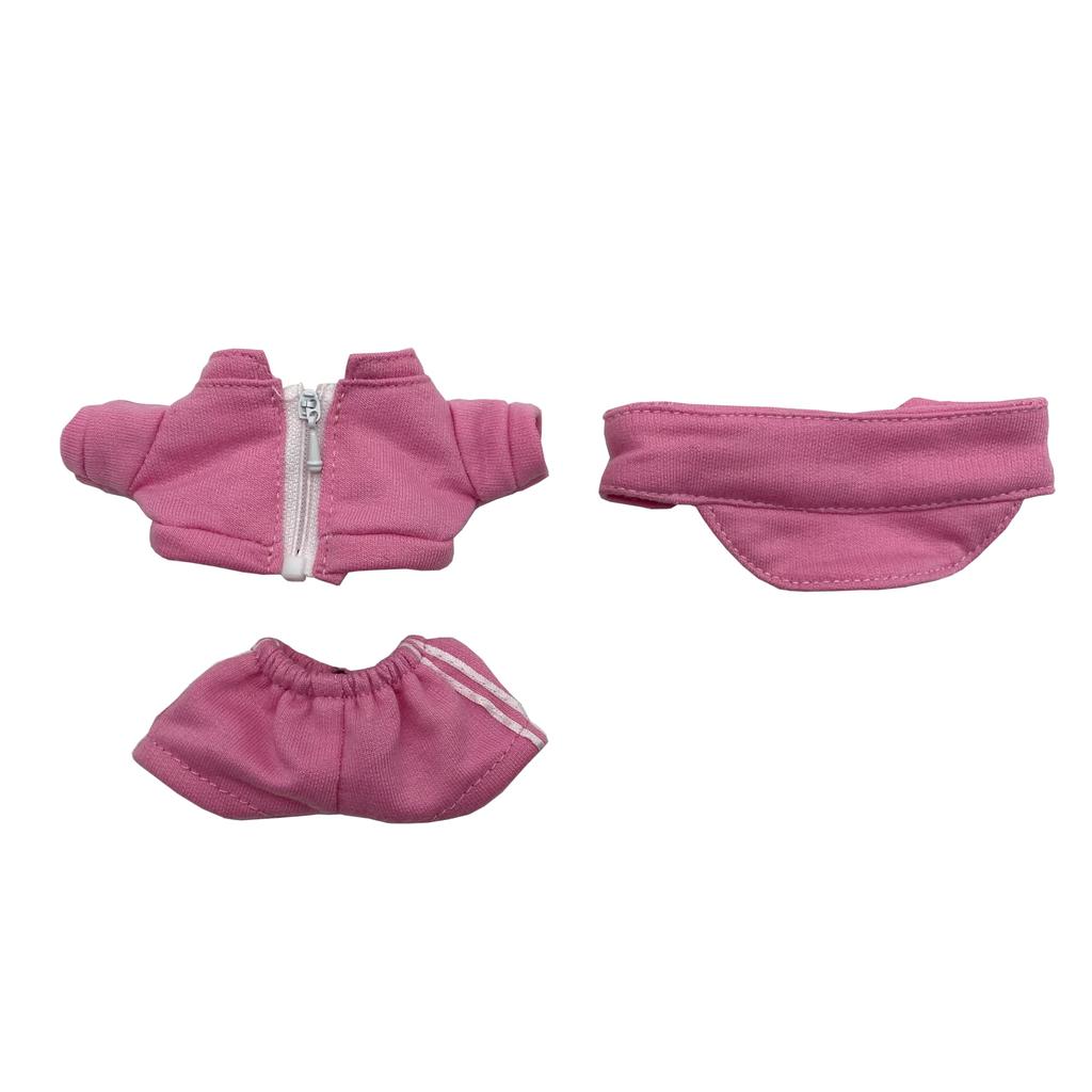 AXLUCE Lovebu Clothing Jersey Sun Visor Plush Toy, 17cm (Pink)