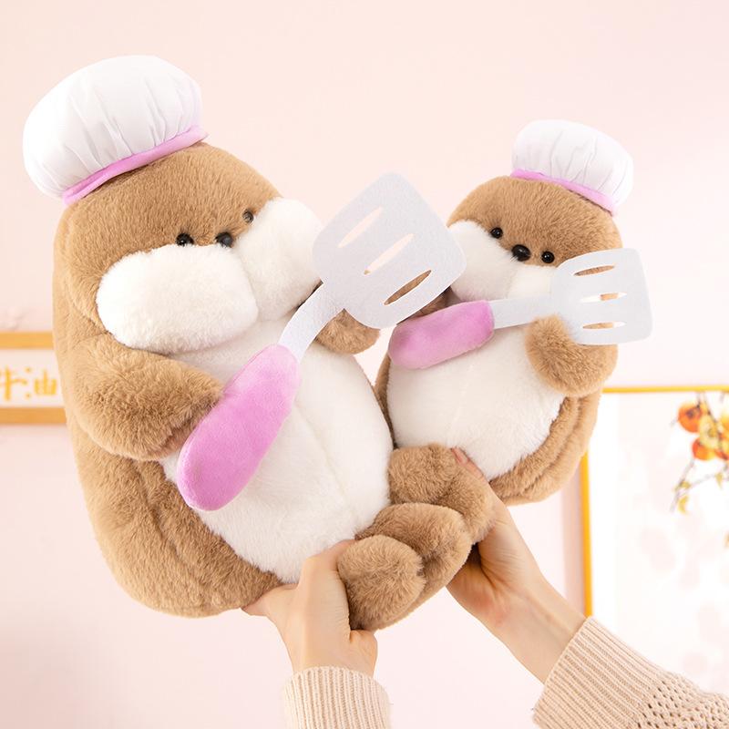 New Chef Painter Version Seal Cute Plush Doll To Sleep Comforting Pillow Gift Pillow Doll