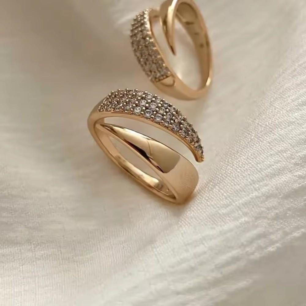 Metal Trendy Rings Classic Design Personalized Rings Creative Finger Decoration  Engagement Jewelry