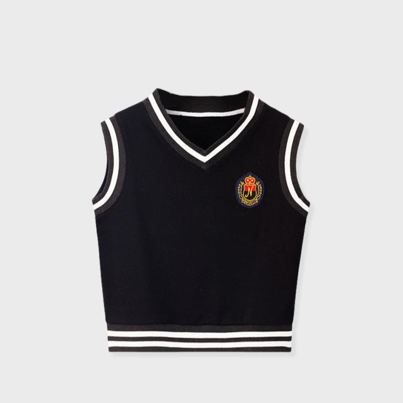 Boys' College Style Sleeveless Toddler Vest - Spring/Autumn Wear