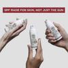 Face Sunscreen Moisturizer with Zinc Oxide (white), Daily Face Moisturizer with SPF, Sunscreen, SPF 40/46