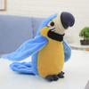 Talking Macaw Parrot Repeat What You Say Stuffed Animal Plush Toy Electronic Record Animated Bird Speaking Parrot Plush Toy