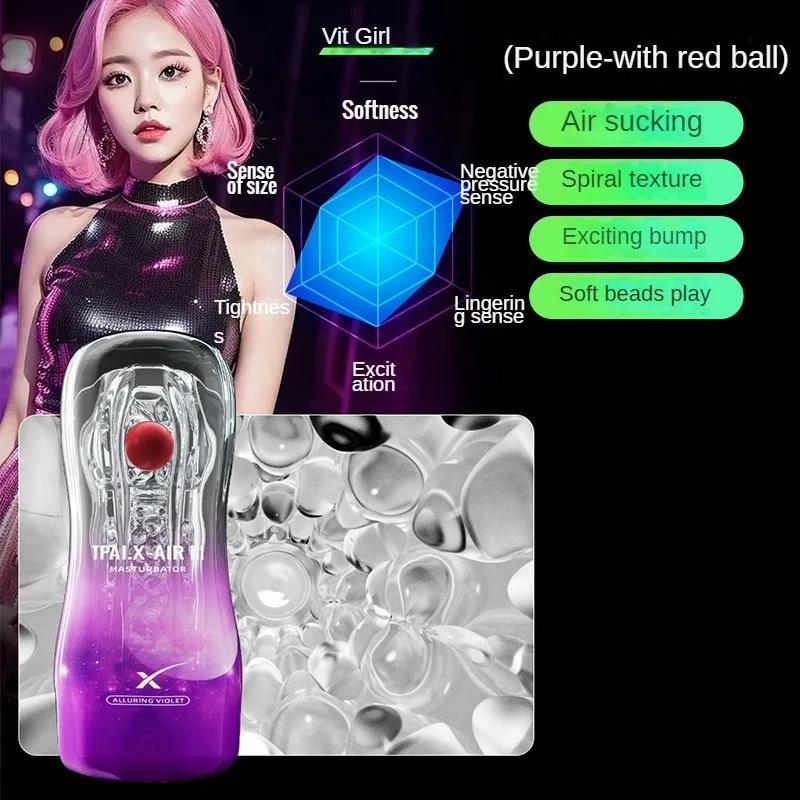 Male Masturbator Cup  Pussy Transparent Vagina Adult Goods Endurance Exercise Vacuum Pocket Sex Toy for Men Adult Suppli Pussy