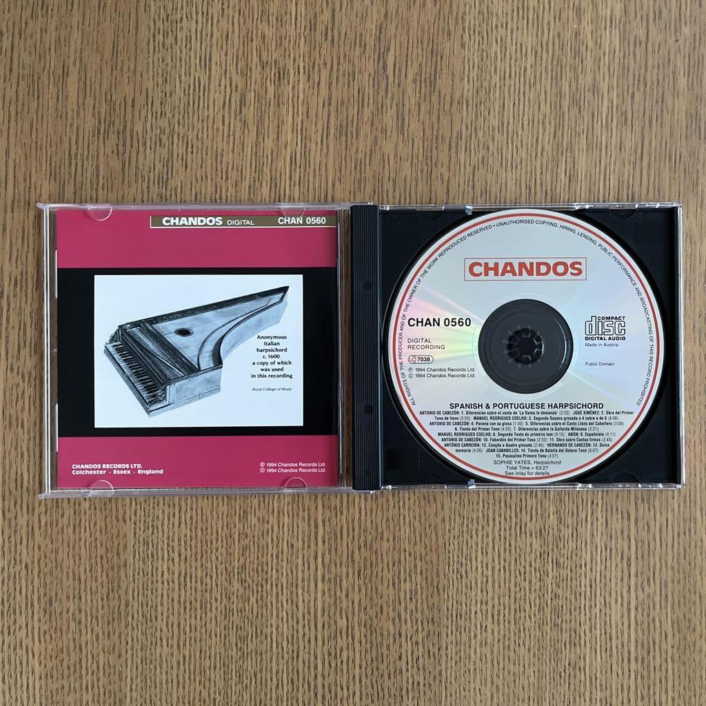 [USED] Spanish and Portuguese Harpsichord Music / Sophie Yates Import CD