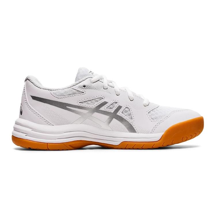 New Asics Upcourt 5 GS 'White Pure Silver' 1074A039-101