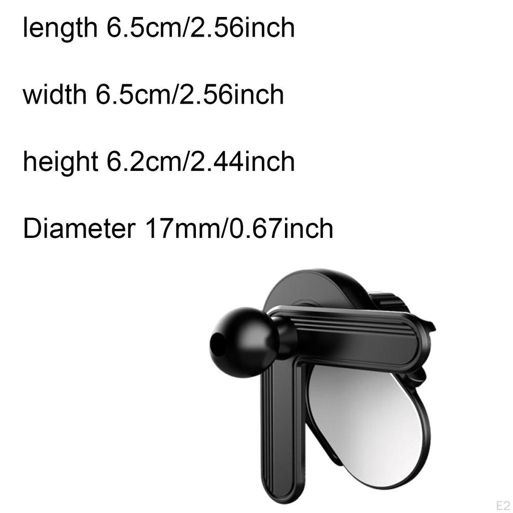 Car Display Phone Holder with 17 Mm Ball Head, Side Support, Stand