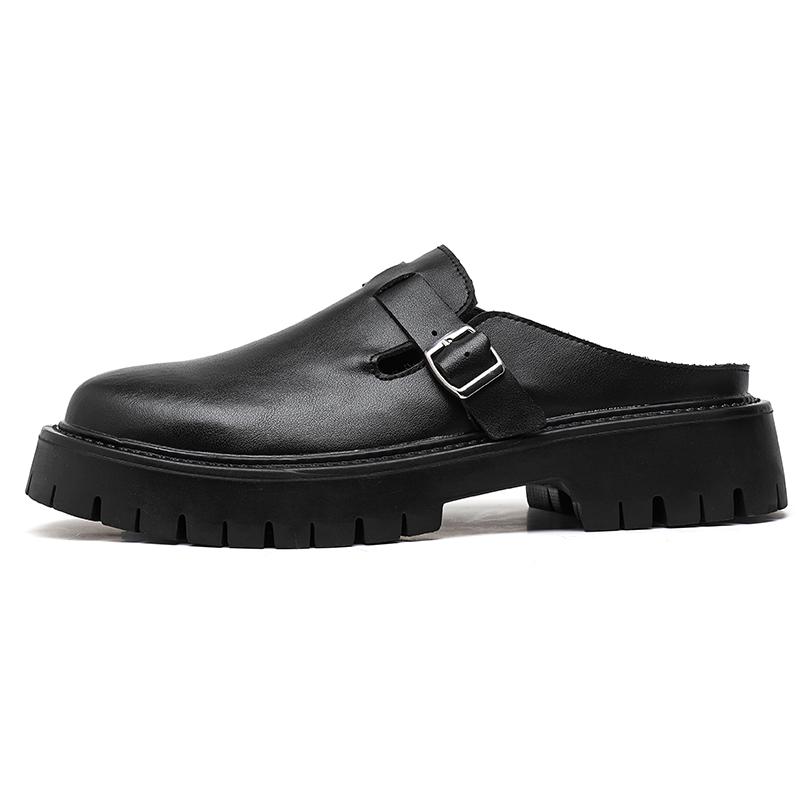 İngiliz Stili Ayakkabılar Erkek Siyah Slip On Loaferlar Yeni Günlük Ayakkabılar Erkek Brogue Ayakkabılar