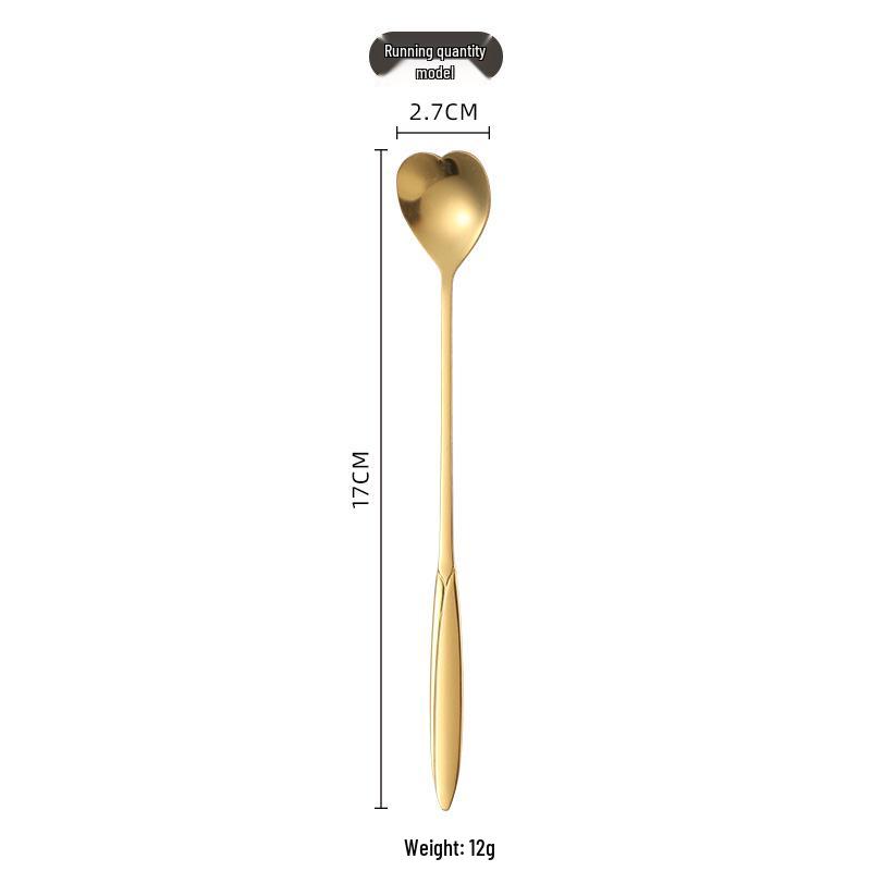 Cherry Blossom Stainless Steel Long Handle Coffee Spoon
