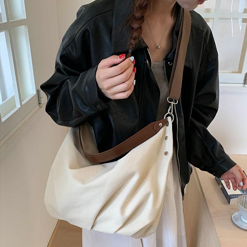 European American Retro Tote Bag Light Luxury Stylish Large-capacity Shoulder Bag New Suede Handbags Simple Casual Commuter Bags