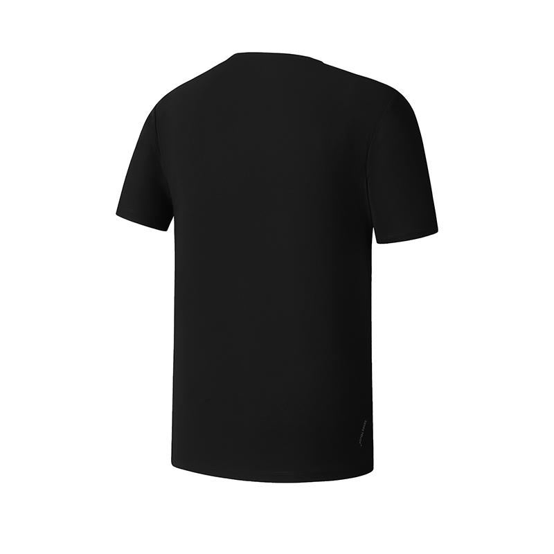 Fila Fitness Series Simple Casual Daily Versatile Comfortable Outdoor Ice Silk Cool Breathable Knitted Short Sleeve T-Shirt Men Tops A11M521127FBK