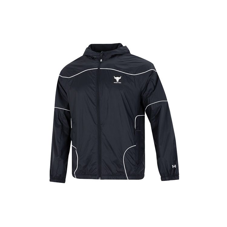 Under Armour Project Rock Brahma Jacket Men Black 1373580-001 L
