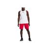 Under Armour Color-Block Logo Straight-Leg Sports Shorts Men Bottoms Red 1370220-600