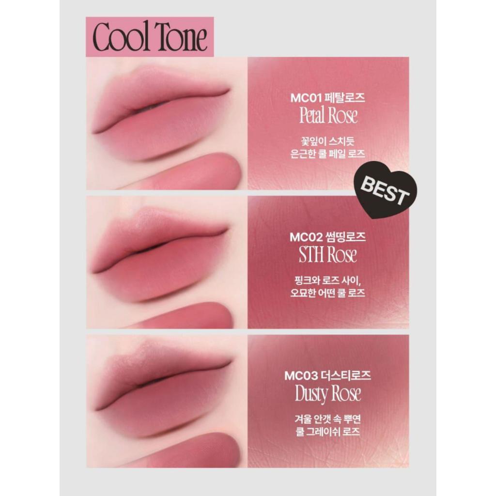 fwee Rose Obsession Stay-fit Lip Tint (18 Colors)