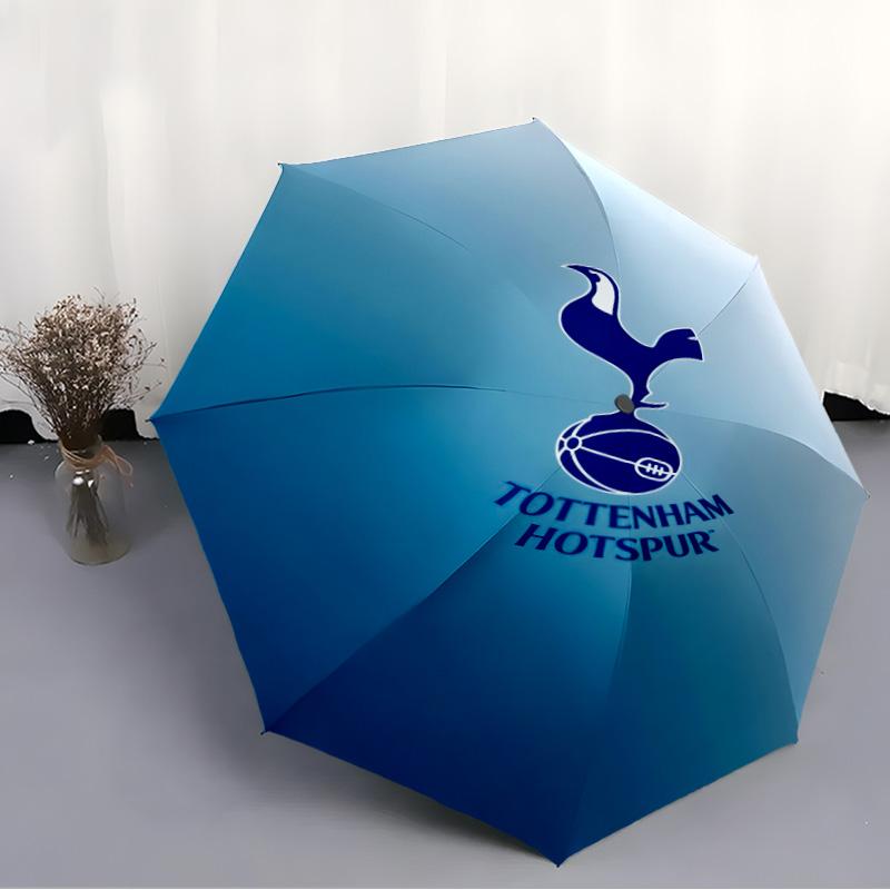 1pc T-Tottenham Hotspur Umbrella, Sun Protection, And UV Shielding. It Has Eight Sturdy Ribs for Outdoor Use And Perfect As a Holiday Gift