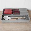 Expandable Knife Organizer Adjustable Compact Flatware Cutlery Tray Kitchen Drawer Knife Block for Cooking Utensils