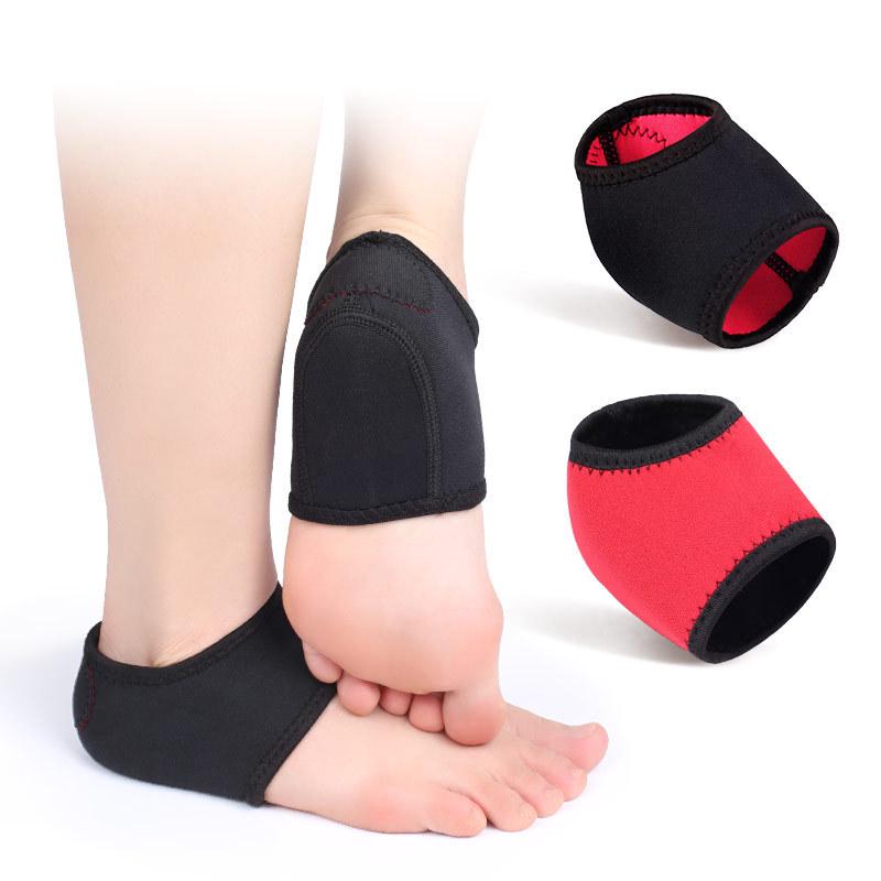 Black and Red Heel Protector Socks for Men and Women - Sock-type Shoe Cover and Foot Protection
