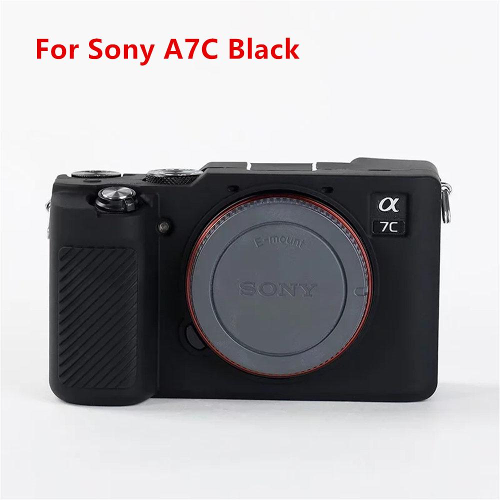 Soft Silicone Armor Camera Body Case For Sony A7R5 A7R4 A7M4 A7R3 A7R2 A7S2 A72 ZVE10 ZV1F ZV1F M2 Protective Rubber Cover