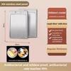 New 304 Hanging Style Kneading Board Double Sided Kitchen Vegetables Cutting Board Stainless Steel Chopping Board