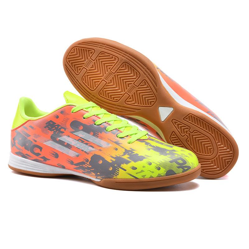 IC Football Shoes Indoor Flat Wooden Floor Cement Floor Boys and Girls Teenagers Students Training Sports Shoes