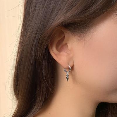 Cone Pendant Cold Earrings Women's Advanced Creative Design Simple Vintage Minimalist Elegant Everyday Ear Jewelry