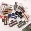New Fashion Korean Style Tortoise Hairgrip Hair Extension Strong Hold Cellulose Acetate Hair Claw Clip for Women Thick Hair