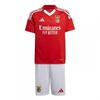 SL Benfica Childrens/Kids Adidas V Neck Home Kit Set