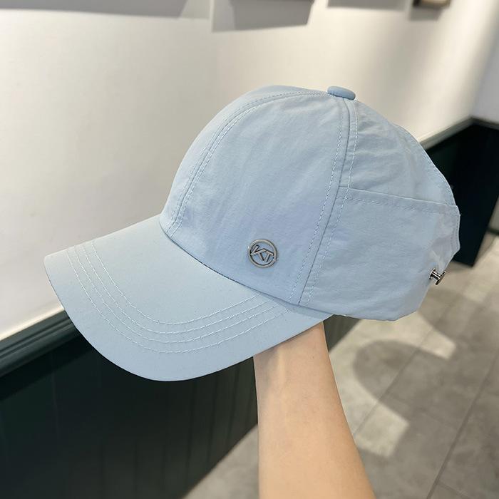 Quick-dry baseball cap for women, summer fashion sun-protective hat, can be tied with a high ponytail, baseball cap, sports sun hat, and an open-top h