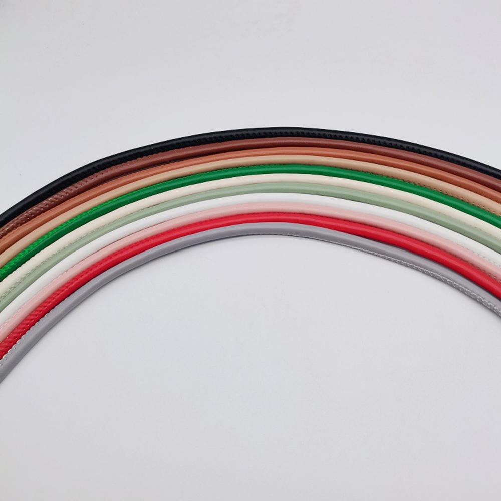 6mm Kleur 5M Kern Touw Natuurlijk Rubber Leer DIY Koorden Ambachtelijk Garen Leer Koord Zeer Veerkrachtige Buis Elastische Band
