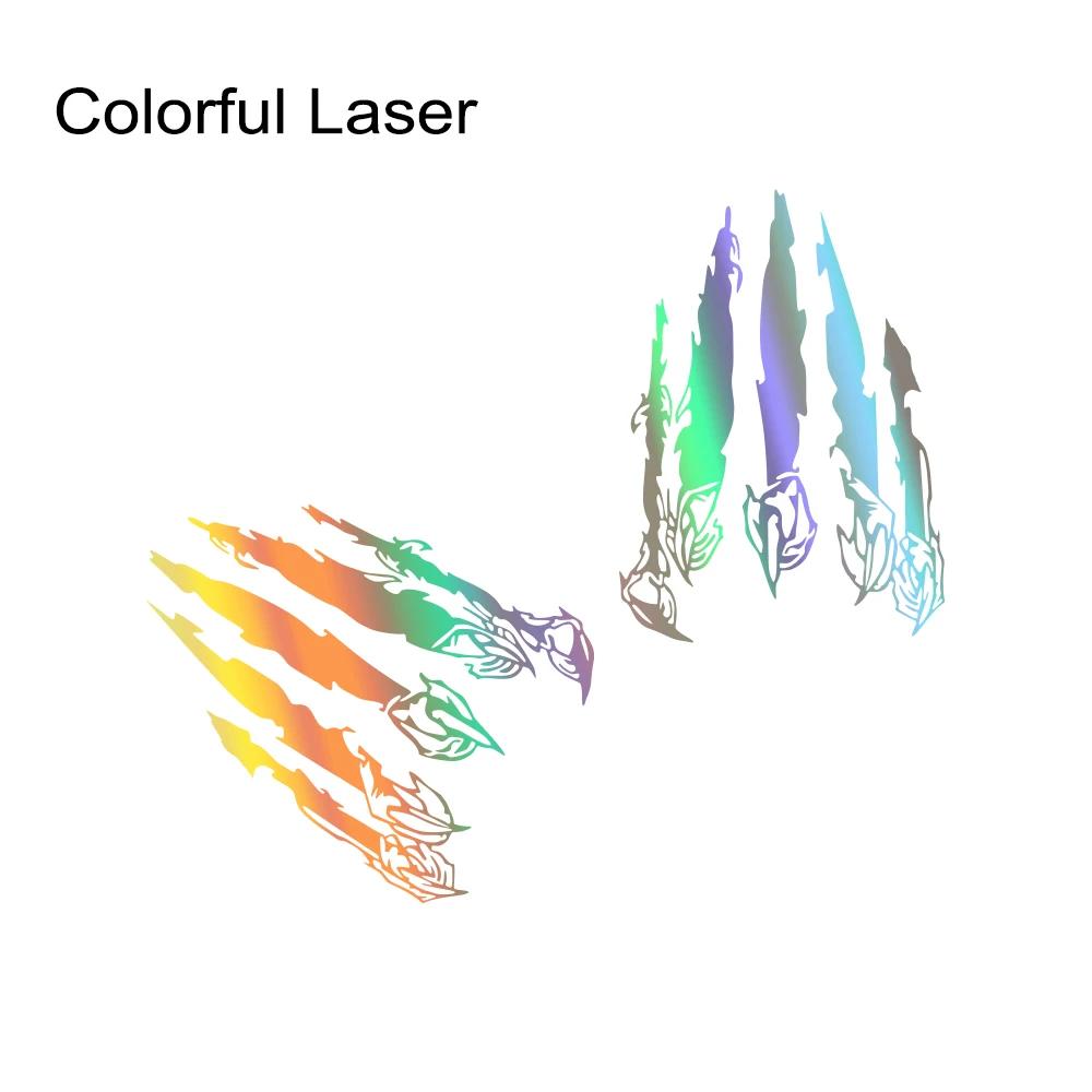 

2PCS Car Stickers Beast Claw Paw Print Scratch Marks Creative Decals For Car Body Side Decal Auto Styling Decoration Accessories 25cmx20cm