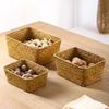 ZISIZ Handmade Seagrass Desktop Storage Basket