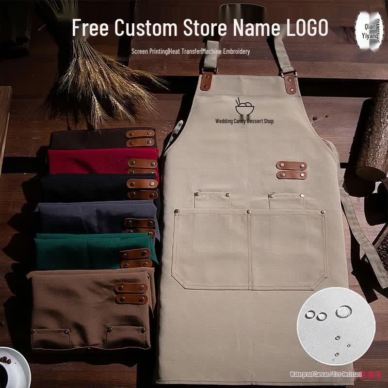 High-End Canvas Waterproof Work Apron