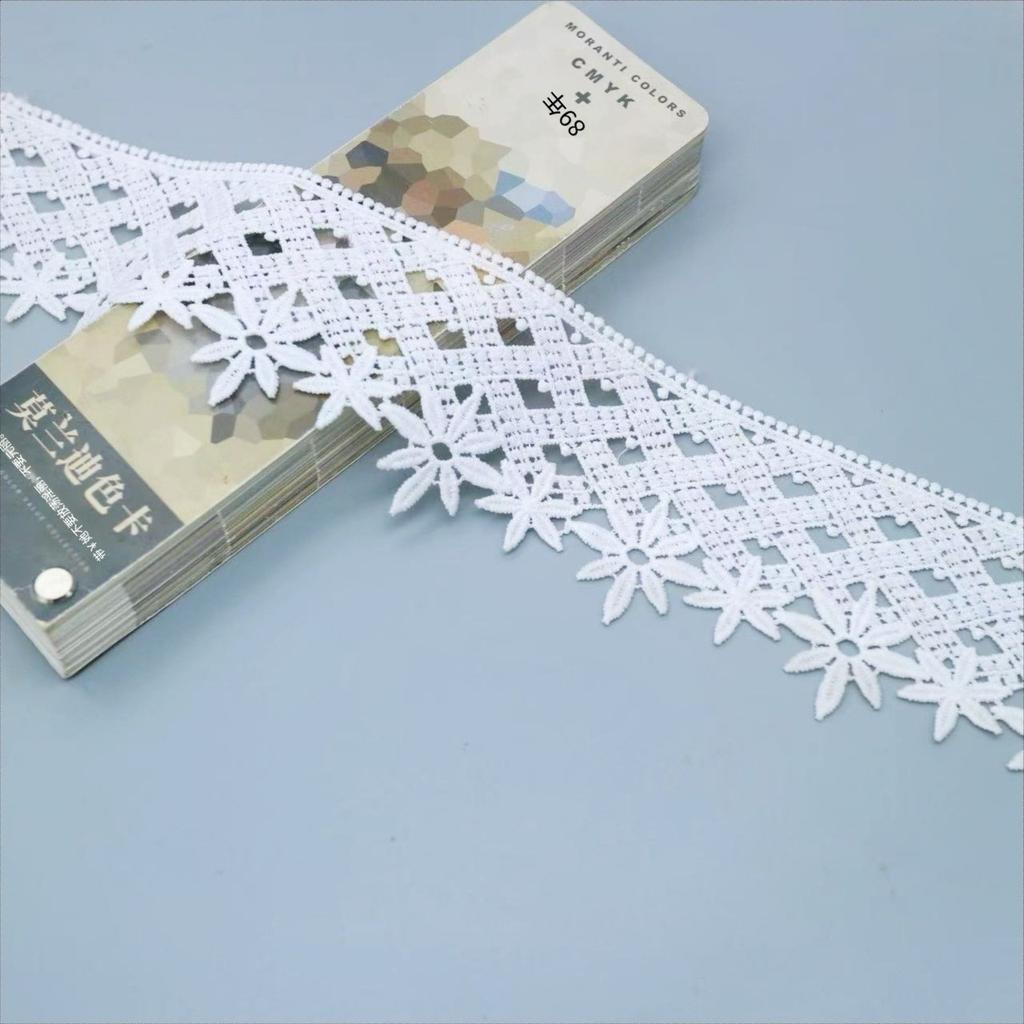 Milk Silk Lace, Water Soluble Embroidery Lace Accessories Diy Accessories Women'S Lolita Skirt Water Soluble Lace