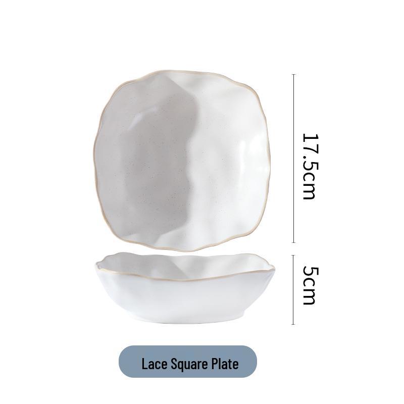 Large European Style Underglaze Ceramic Fish Plate for Home - Simple Design for Steamed Fish