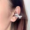 Cute Sparkling Diamond Cherry Blossom Bluetooth Earphone Case Decoration, Fashion Rhinestone Flower Earphone Accessory for Women, 1PC