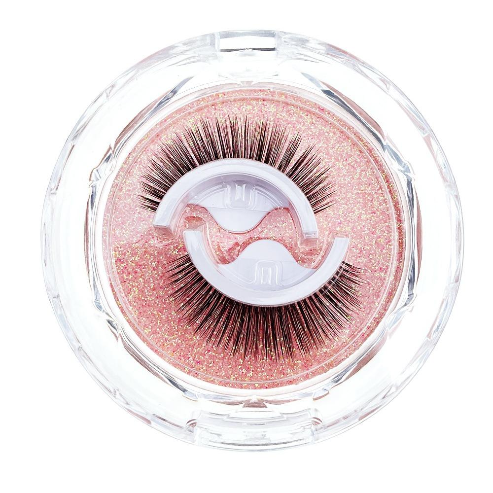 with Spare Tape Glue Free False Eyelashes Long Lasting False Eyelash Clusters  Makeup Tools