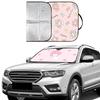 M-My Melody Car SunShade Windscreen Front Window Visor 70x130cm Sun Visor Solar Protect Plaid Gift Novelty Car