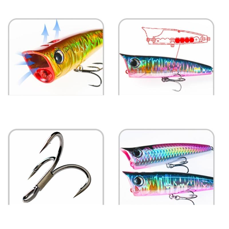 Fishing Lures with Trebles Hook Swimbait Fishing Popper Baits Pencil Trouts Fishing Lures Topwaters Hard Swimbaits