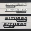 FUP1 3D Auto Kotflügel Emblem Für Mercedes C43 E43 GLC43 GLE43 AMG W205 W204 W213 W212 W166 W167 BITURBO 4MATIC Emblem Logo Zubehör