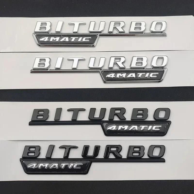 FUP1 3D Auto Kotflügel Emblem Für Mercedes C43 E43 GLC43 GLE43 AMG W205 W204 W213 W212 W166 W167 BITURBO 4MATIC Emblem Logo Zubehör