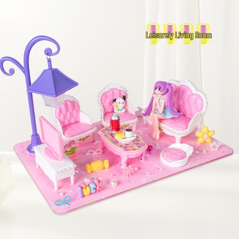 

Детский набор для самостоятельной сборки ночника для ванной комнаты - развивающий подарок для девочек