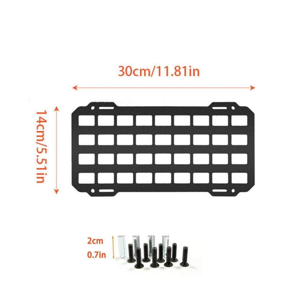 Motorcycle Accessory Low-Profile Top-Box Mounting Plate for