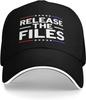 Release The Files Embroidered Baseball Cap Polyester Adjustable Summer Outdoor Trucker Hat
