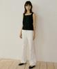 Lingseoul Whole Garment Knit Sleeveless-Black