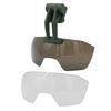 Tactical FAST Helmet Half Mask Flip Goggle Hunting Airsoft Paintball Protective Masks Helmet Gear Accessories