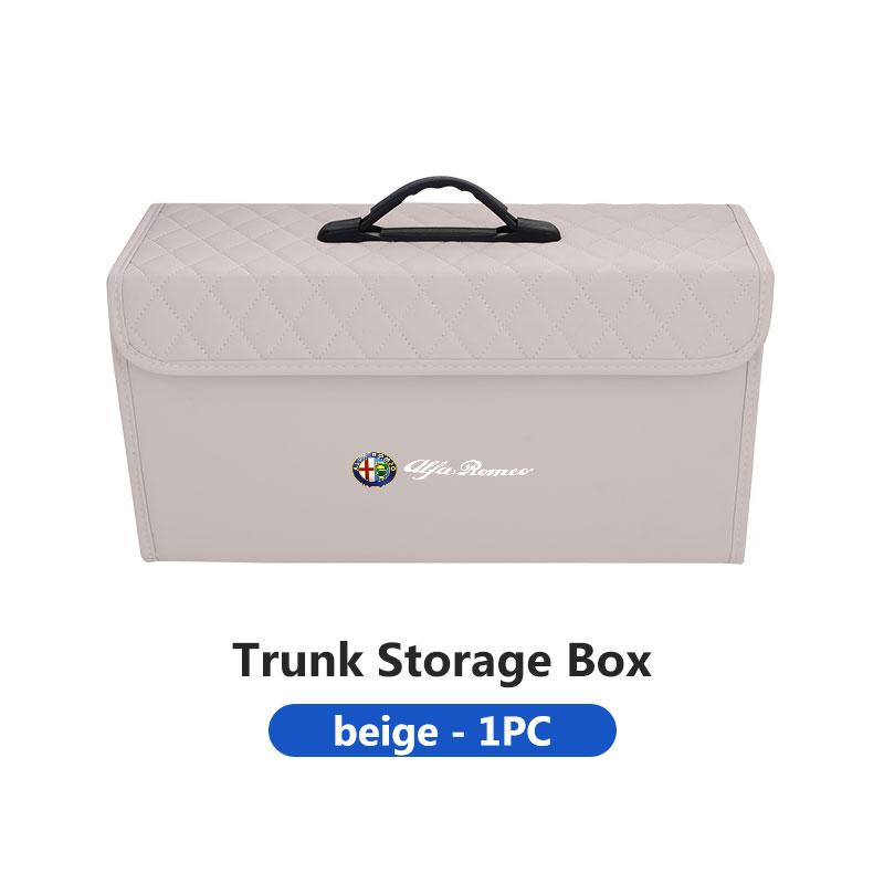 Auto-Organizer Kofferraum-Aufbewahrungsbox Stau-Aufräum-Behältertasche für Alfa Romeo GT Stelvio F1 Brera Volante Tonale Gloria Disco